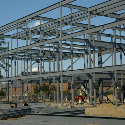 Bâtiment en acier préfabriqué d'entrepôt de grande envergure de cadre de section de H