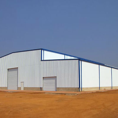 Construction de construction préfabriquée d'entrepôt de cadre en acier d'AISI