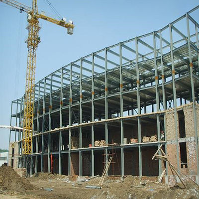 Bâtiment commercial encadré de structure métallique du bureau Q235